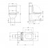 Унітаз підлоговий Aries Rimless 620x360x800 мм, White, з сидінням Slim Duroplast/ Soft-close/ Quick Release QT03228302W Qtap