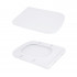 Унітаз підлоговий Aries Rimless 620x360x800 мм, White, з сидінням Slim Duroplast/ Soft-close/ Quick Release QT03228302W Qtap