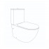 Унітаз підлоговий Jay Ultra Quiet 640x360x835 мм, White, з сидінням Slim Duroplast/ Soft-close/ Quick Release QT07222175TW Qtap