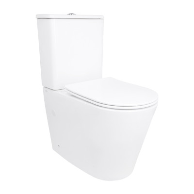 Унітаз підлоговий Arvin Ultra Quiet 630×350×795 мм, White, з сидінням Slim Duroplast / Soft-close / Quick Release QTARV27W49259 Qtap Унітаз підлоговий Arvin Ultra Quiet 630×350×795 мм, White, з сидінням Slim Duroplast / Soft-close / Quick Release QTARV27W49259 Qtap