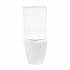 Унітаз підлоговий Robin Rimless 665×380×845 мм, White, з сидінням Slim Duroplast/ Soft-close/ Quick Release QT13222141ARW Qtap