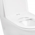 Унітаз підлоговий Robin Rimless 665×380×845 мм, White, з сидінням Slim Duroplast/ Soft-close/ Quick Release QT13222141ARW Qtap