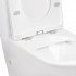 Унітаз підлоговий Robin Rimless 665×380×845 мм, White, з сидінням Slim Duroplast/ Soft-close/ Quick Release QT13222141ARW Qtap