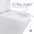 Унітаз підлоговий Virgo Ultra Quiet 660x360x855 мм, White, з сидінням Slim Duroplast/ Soft-close/ Quick Release QT18226092AW Qtap