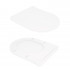 Унітаз підлоговий Virgo Ultra Quiet 660x360x855 мм, White, з сидінням Slim Duroplast/ Soft-close/ Quick Release QT18226092AW Qtap