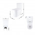 Унітаз-моноблок підлоговий Swan Ultra Quiet 680x360x813 мм, White, з сидінням Slim Duroplast/ Soft-close/ Quick Release QT16226080AW Qtap