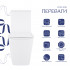 Унітаз підлоговий Tern Ultra Quiet 610x365x825 мм, White, з сидінням Slim Duroplast/ Soft-close/ Quick Release QT17222175AUQ1W Qtap