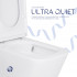 Унітаз підлоговий Tern Ultra Quiet 610x365x825 мм, White, з сидінням Slim Duroplast/ Soft-close/ Quick Release QT17222175AUQ1W Qtap