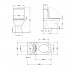 Унітаз підлоговий Vlasta Ultra Quiet 660x360x800 мм, White, з сидінням Slim Duroplast/ Soft-close/ Quick Release QT28228300W Qtap