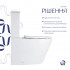 Унітаз підлоговий Vlasta Ultra Quiet 660x360x800 мм, White, з сидінням Slim Duroplast/ Soft-close/ Quick Release QT28228300W Qtap