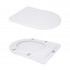 Унітаз підлоговий Vlasta Ultra Quiet 660x360x800 мм, White, з сидінням Slim Duroplast/ Soft-close/ Quick Release QT28228300W Qtap