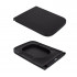 Унітаз підвісний Gemini Ultra Quiet 530х365х373 мм, Matt Black, з сидінням Slim Duroplast/ Soft-close/ Quick Release QT2533076EUQMB Qtap