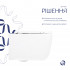 Унітаз підвісний Gemini Ultra Quiet 530х365х373 мм, White, з сидінням Slim Duroplast/ Soft-close/ Quick Release QT2533076EUQW Qtap