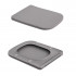 Унітаз підвісний Tern Ultra Quiet 520×345×325 мм, Stone grey, з сидінням Slim Duroplast / Soft-close / Quick Release QTTER26SG49000 Qtap