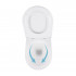 Унітаз підвісний Robin Rimless 490x370x360 мм, White, з сидінням Slim Duroplast/ Soft-close/ Quick Release QT1333046ENRW Qtap