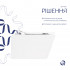 Унітаз підвісний Crow Rimless 520х360х290 мм, White, з сидінням Slim Duroplast/ Soft-close/ Quick Release QT05335170W Qtap