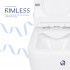 Унітаз підвісний Crow Rimless 520х360х290 мм, White, з сидінням Slim Duroplast/ Soft-close/ Quick Release QT05335170W Qtap