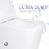 Унітаз підвісний Tern Ultra Quiet 525x345x360 мм, White, з сидінням Slim Duroplast/Soft-close/Quick Release QT17332303AW Qtap