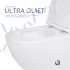 Унітаз підвісний Jay Ultra Quiet 520х360х320 мм, White, з сидінням Slim Duroplast/ Soft-close/ Release QT07335175W Qtap