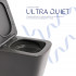 Унітаз підвісний Tern Ultra Quiet 490×365×325 мм, Anthracite, з сидінням Slim Duroplast / Soft-close / Quick Release QT17332303ASAN Qtap Унітаз підвісний Tern Ultra Quiet 490×365×325 мм, Anthracite, з сидінням Slim Duroplast / Soft-close / Quick Release QT17332303ASAN Qtap