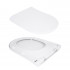 Унітаз підвісний Robin ML Ultra Quiet 490x365x325 мм, White, з сидінням Slim Duroplast/ Soft-close/ MagLock QTROBML26W49621 Qtap Унітаз підвісний Robin ML Ultra Quiet 490x365x325 мм, White, з сидінням Slim Duroplast/ Soft-close/ MagLock QTROBML26W49621 Qtap