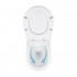 Унітаз підвісний Jay Rimless 520х360х320 мм, White, з сидінням Slim Duroplast/ Soft-close/ Quick Release QT07335176W Qtap