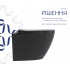 Унітаз підвісний Robin Ultra Quiet 520×365×340 мм, Anthracite, з сидінням Slim Duroplast / Soft-close / Quick Release QTROB26AN48995 Qtap