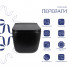 Унітаз підвісний Gemini Ultra Quiet 520×360×350 мм, Matt Black, з сидінням Slim Duroplast/ Soft-close/ Quick Release QTGEM28BLM50505 Qtap Унітаз підвісний Gemini Ultra Quiet 520×360×350 мм, Matt Black, з сидінням Slim Duroplast/ Soft-close/ Quick Release QTGEM28BLM50505 Qtap