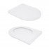 Унітаз підвісний Swan Ultra Quiet 485х360х320 мм, White, з сидінням Slim Duroplast/ Soft-close/ Quick Release QT16335179W Qtap