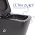Унітаз підвісний Tern New Ultra Quiet 490x365x325 мм, Matt Black, з сидінням Slim Duroplast/ Soft-close/ Quick Release QT17332303ASMB Qtap