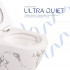 Унітаз підвісний Robin Ultra Quiet 520×365×340 мм, Marble, з сидінням Slim Duroplast / Soft-close / Quick Release QTROB26MR48998 Qtap