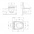 Унітаз підвісний Scorpio Ultra Quiet 520x365x365 мм, White, з сидінням Slim Duroplast/ Soft-close/ Quick Release QT14332380AW Qtap