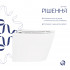 Унітаз підвісний Scorpio Ultra Quiet 520x365x365 мм, White, з сидінням Slim Duroplast/ Soft-close/ Quick Release QT14332380AW Qtap