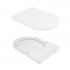 Унітаз підвісний Scorpio Ultra Quiet 520x365x365 мм, White, з сидінням Slim Duroplast/ Soft-close/ Quick Release QT14332380AW Qtap