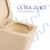 Унітаз підвісний Tern Ultra Quiet 520×345×325 мм, Beige, з сидінням Slim Duroplast / Soft-close / Quick Release QTTER26SB49001 Qtap