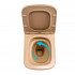 Унітаз підвісний Tern Ultra Quiet 520×345×325 мм, Beige, з сидінням Slim Duroplast / Soft-close / Quick Release QTTER26SB49001 Qtap