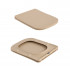 Унітаз підвісний Tern Ultra Quiet 520×345×325 мм, Beige, з сидінням Slim Duroplast / Soft-close / Quick Release QTTER26SB49001 Qtap