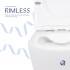 Унітаз підвісний Swan Rimless 520х360х320 мм, White, з сидінням Slim Duroplast/ Soft-close/ Quick Release QT16335178W Qtap