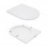Унітаз підвісний Swan Rimless 520х360х320 мм, White, з сидінням Slim Duroplast/ Soft-close/ Quick Release QT16335178W Qtap