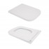 Унітаз підвісний Tern Rimless 490x340x350 мм, White, з сидінням Slim Duroplast/ Soft-close/ Quick Release QT1733052ERW Qtap