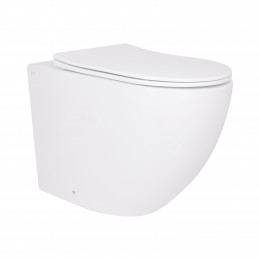 Унітаз підвісний Robin Ultra Quiet 520x365x365 мм, White, з сидінням Slim Duroplast/ Soft-close/ Quick Release QT13332381AW Qtap