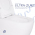 Унітаз підвісний Robin Ultra Quiet 520x365x365 мм, White, з сидінням Slim Duroplast/ Soft-close/ Quick Release QT13332381AW Qtap