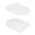 Унітаз підвісний Robin Ultra Quiet 520x365x365 мм, White, з сидінням Slim Duroplast/ Soft-close/ Quick Release QT13332381AW Qtap