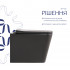 Унітаз підвісний Tern Ultra Quiet 520×345×325 мм, Anthracite, з сидінням Slim Duroplast / Soft-close / Quick Release QTTER26AN48999 Qtap