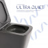 Унітаз підвісний Tern Ultra Quiet 520×345×325 мм, Anthracite, з сидінням Slim Duroplast / Soft-close / Quick Release QTTER26AN48999 Qtap
