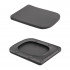 Унітаз підвісний Tern Ultra Quiet 520×345×325 мм, Anthracite, з сидінням Slim Duroplast / Soft-close / Quick Release QTTER26AN48999 Qtap