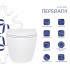 Унітаз підвісний Robin Rimless 575x360x360 мм, White, з сидінням Slim Duroplast/ Soft-close/ Quick Release QT13332141ERW Qtap