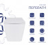Унітаз підвісний Tern Ultra Quiet 490x365x325 мм, White, з сидінням Slim Duroplast/ Soft-close/ Quick Release QT17332303ASW Qtap