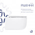 Унітаз підвісний Taurus Ultra Quiet 490х360х380 мм, White, з сидінням Slim Duroplast/ Soft-close/ Quick Release QT2433084EUQW Qtap