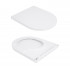 Унітаз підвісний Taurus Ultra Quiet 490х360х380 мм, White, з сидінням Slim Duroplast/ Soft-close/ Quick Release QT2433084EUQW Qtap